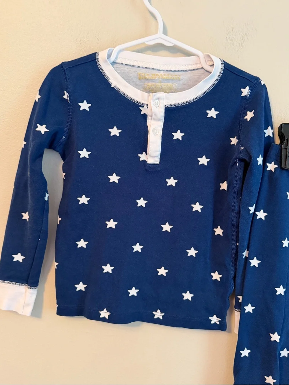 The Beaufort Bonnet Company Kids Navy Star Pajama Set